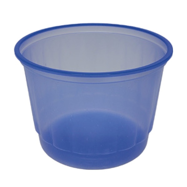 Pote Plástico para Alimento (Gomado) Azul 250ml (Cód 039)